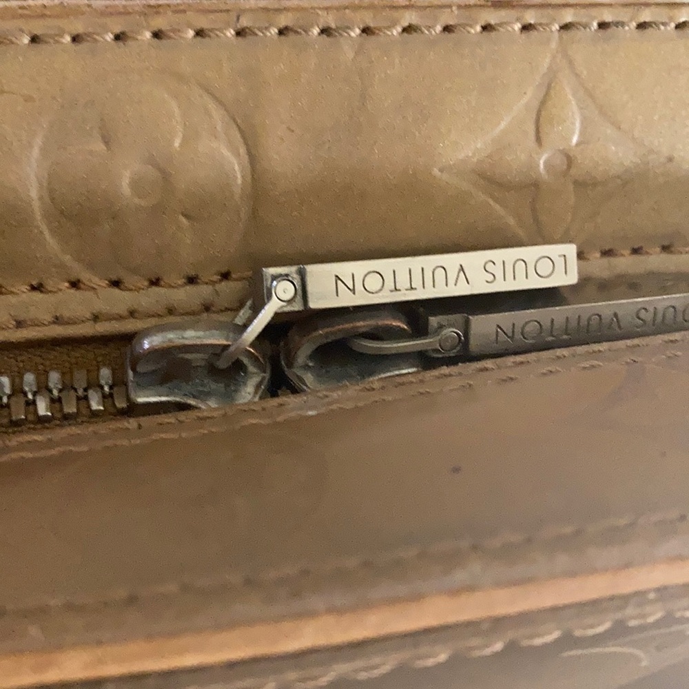 Louis Vuitton Monogram Gold Leather Bag Authentic - Picture 10 of 16